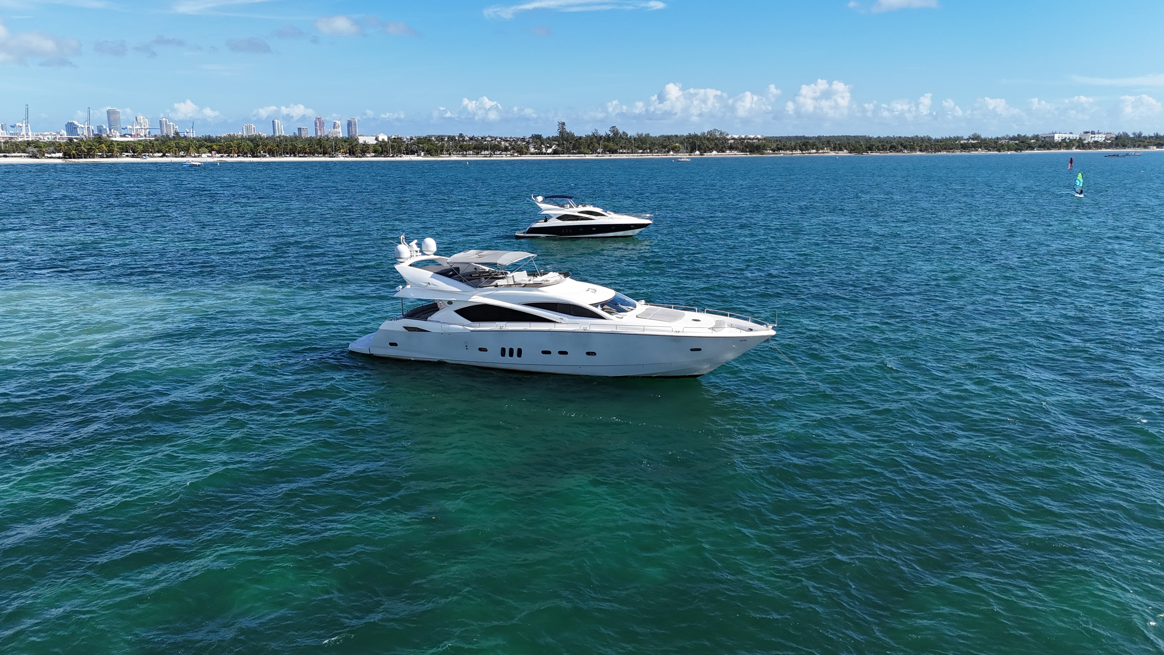 DEEP BLUE private yacht charter Miami exterior